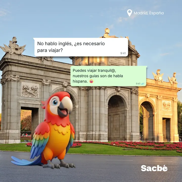 Sacbi en Madrid: no hablo inglés, pero sí sé viajar
